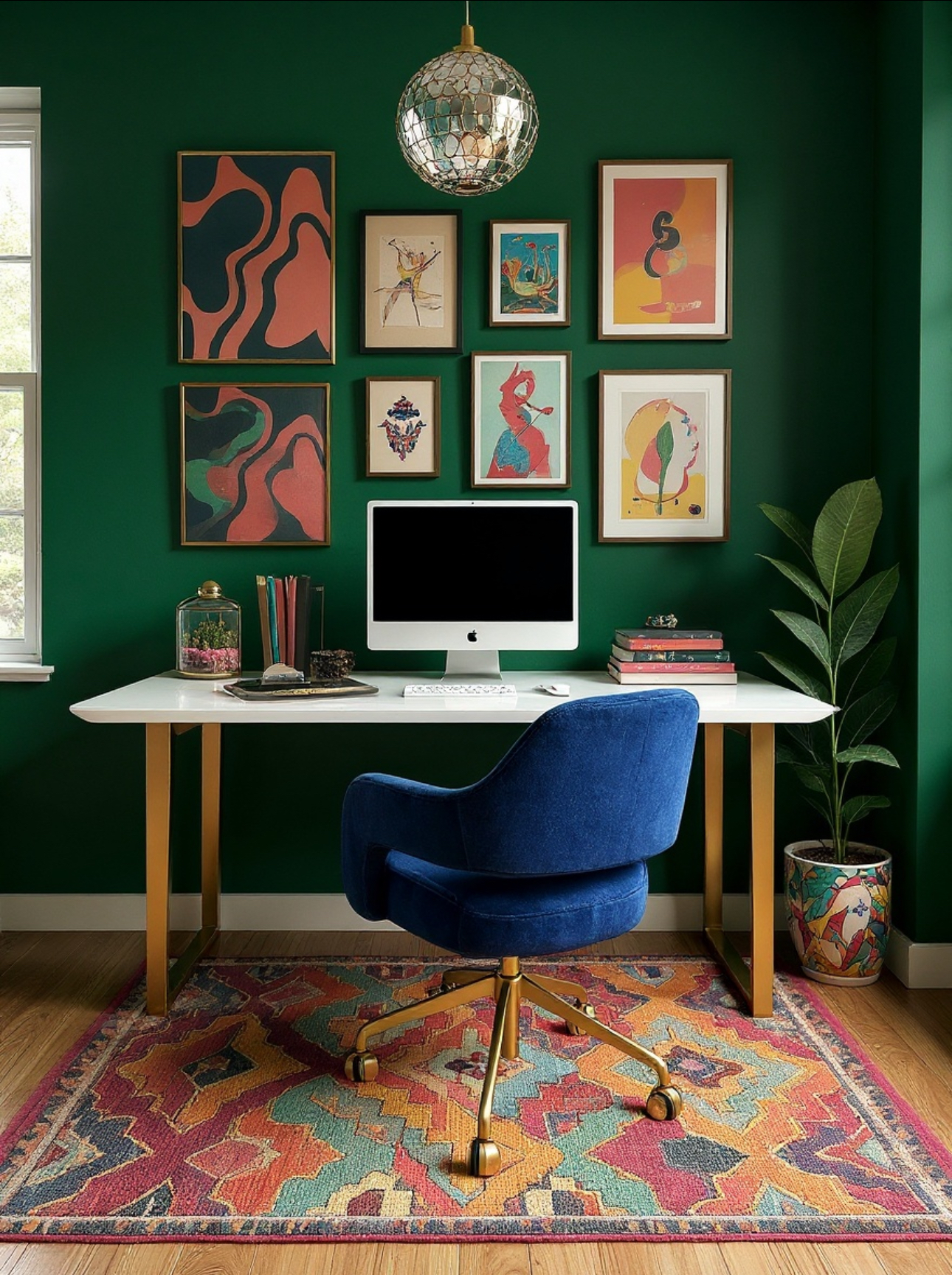 Maximalist Home Office