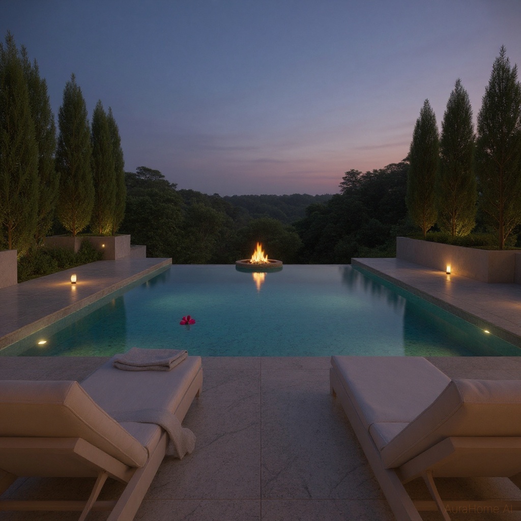 Modern Pool Area